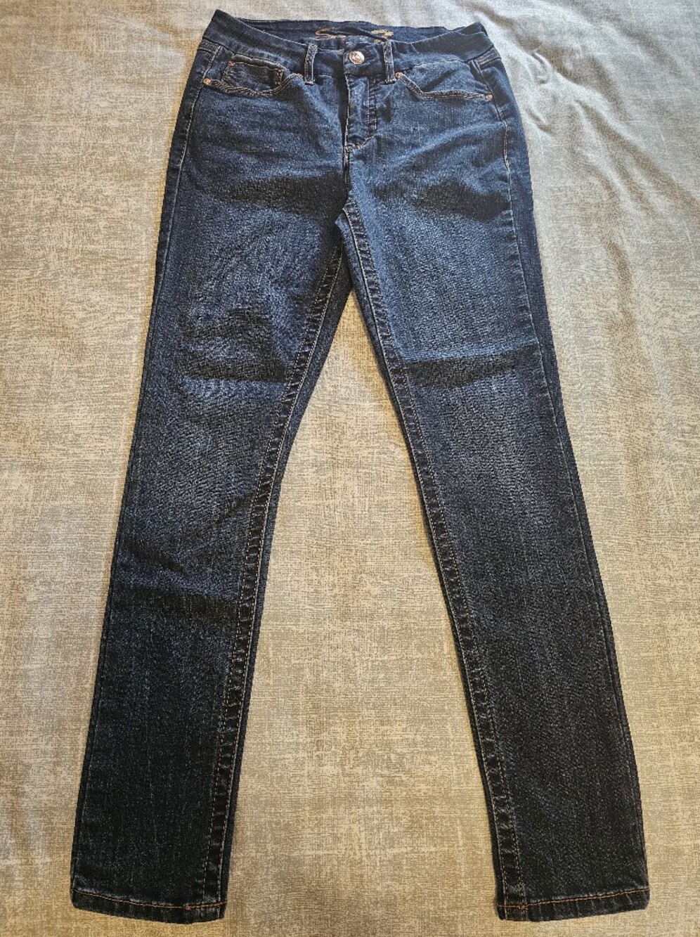 Women's Seven7 Tummyless High Rise Skinny Jeans Size 6 Dark Wash